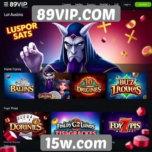 89VIP.COM oferece variedade de jogos de azar online